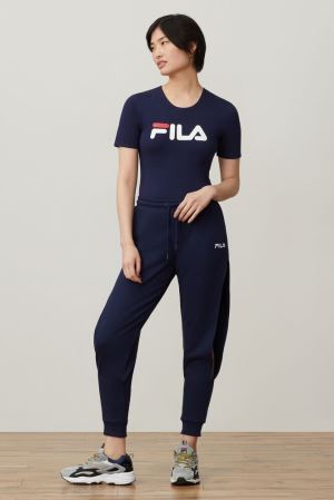 FILA Amaya Joggers Navy,Womens Clothing | CA.NEDVJO279